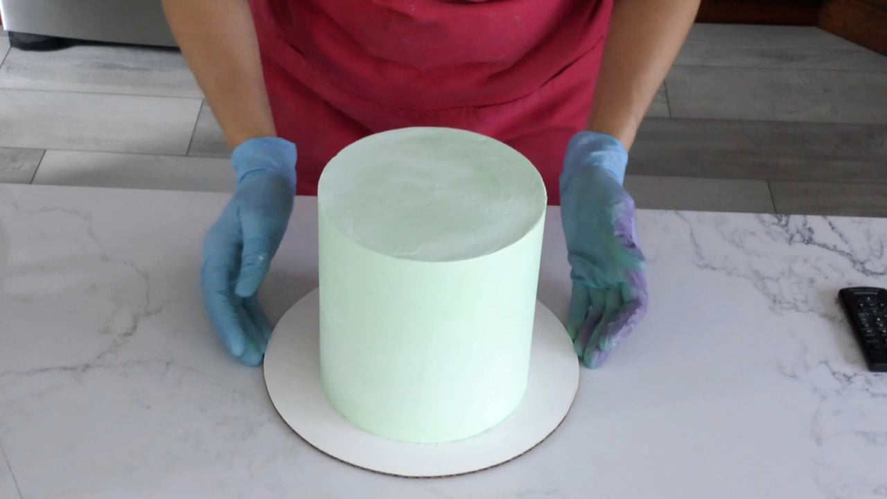 Perfect Buttercream Finish Using Acrylic Discs