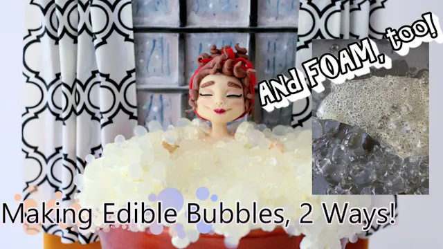 Making Edible Bubbles TWO ways & Edib...