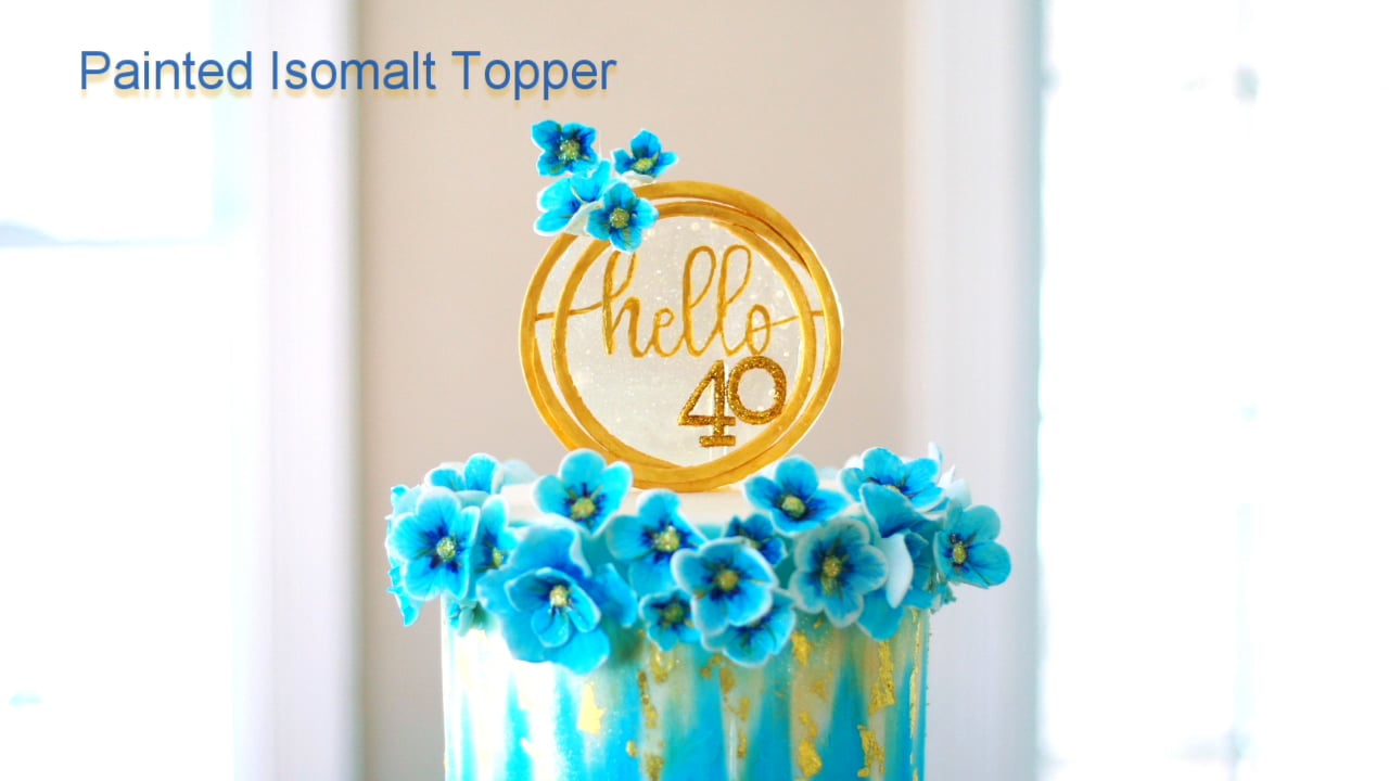 Isomalt topper PLUS Isomalt Recipe