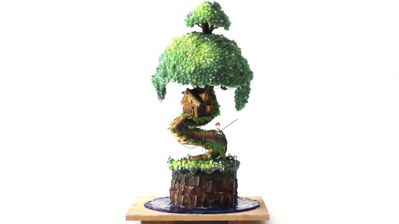 tree house cake, part 2