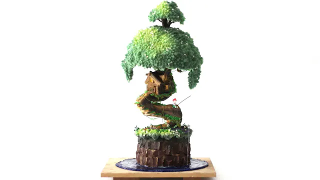 tree house cake, part 2