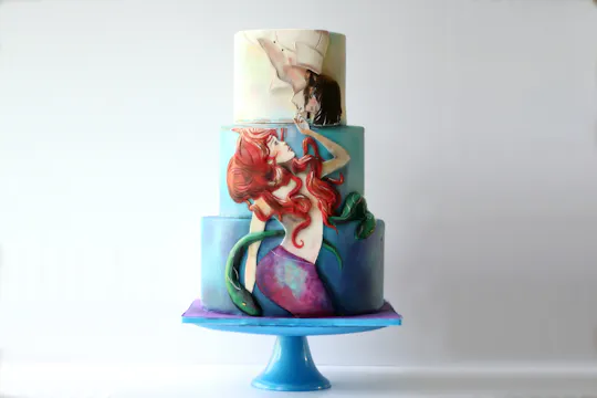 Mermaid & Prince, Full project Cake