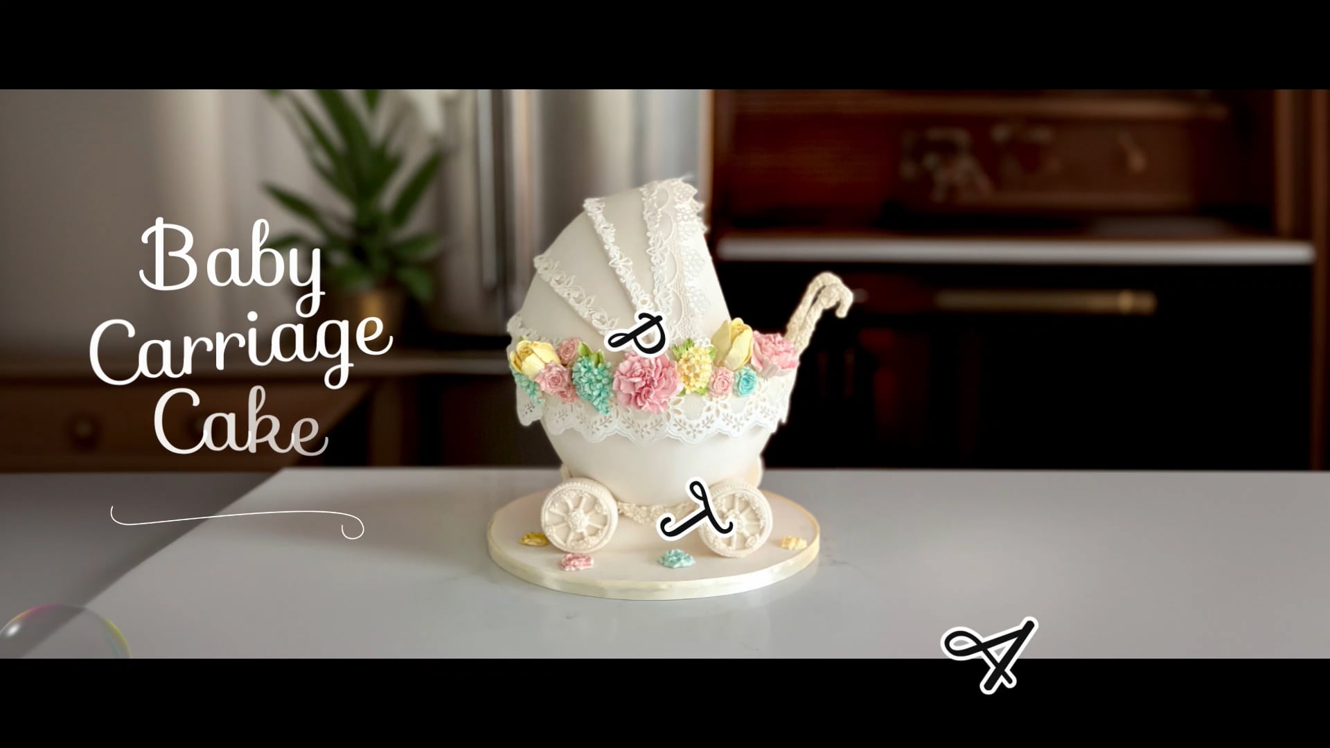 Baby Carriage Cake; Part 2
