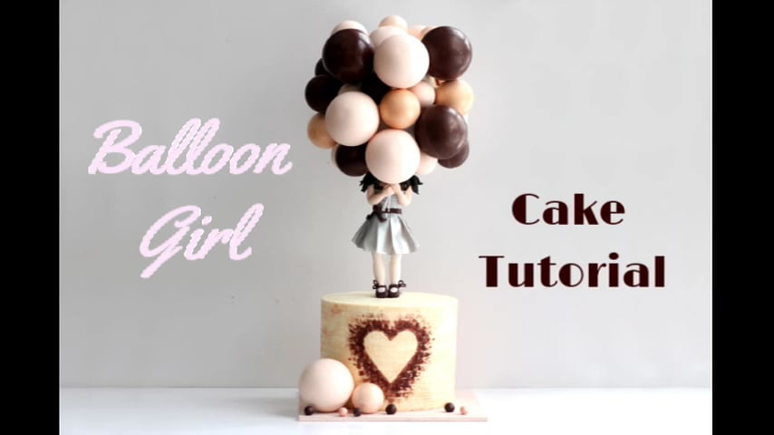 Balloon Girl Cake Tutorial