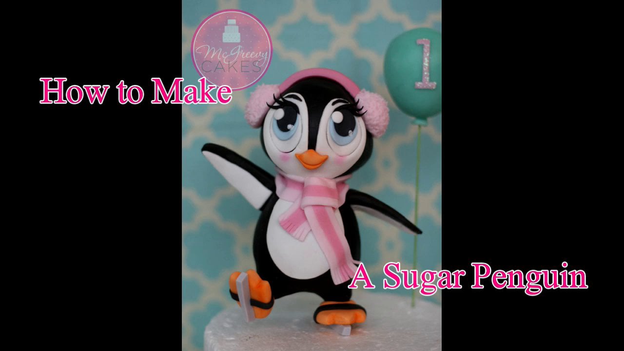 McGreevy Cakes, Modeling a Sugar Penguin Tutorial