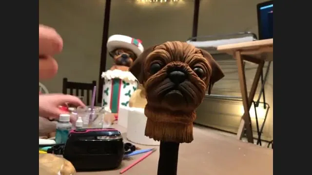 Live!  Mr. Baker's Cakes Sculpts His ...