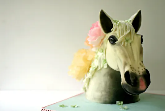 Horse Head Cake