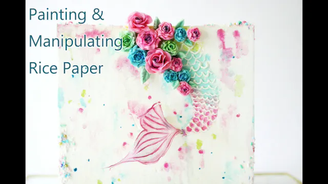 Creating a Rice Paper Mermaid Tail