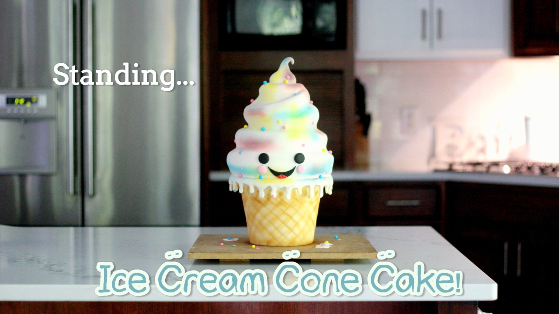 Ice Cream Cone Cake; Part One