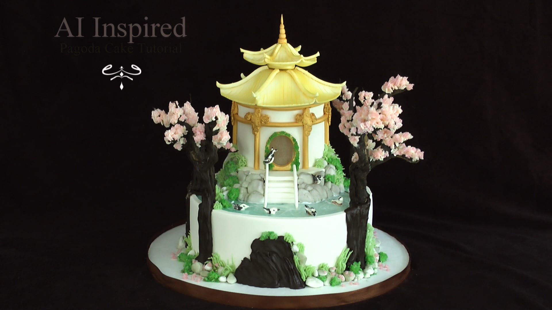 AI Inspired Pagoda Cake; Part Two