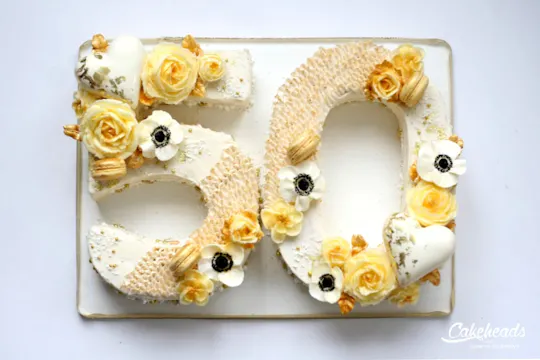Buttercream Number 50 Cake