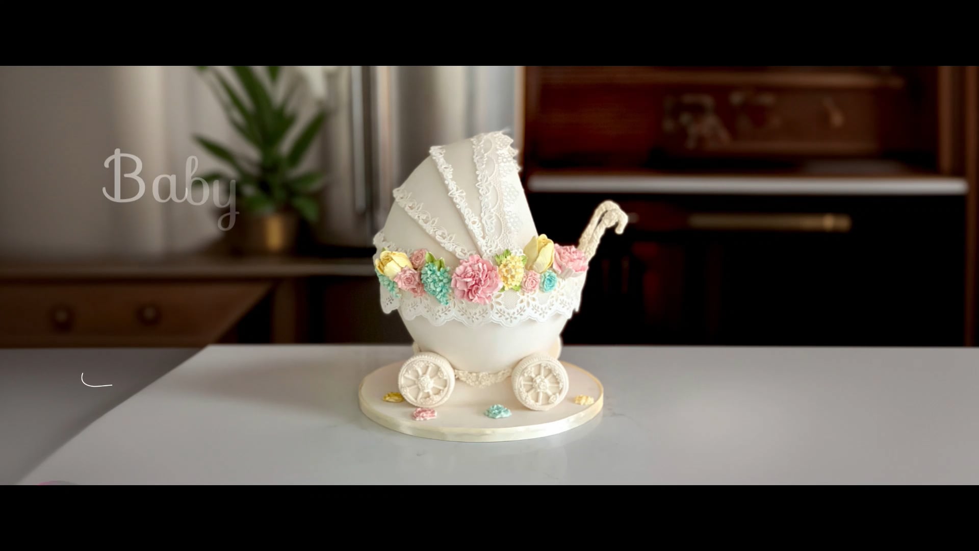 Baby Carriage Cake; Part 1