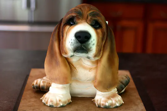 basset puppy cake