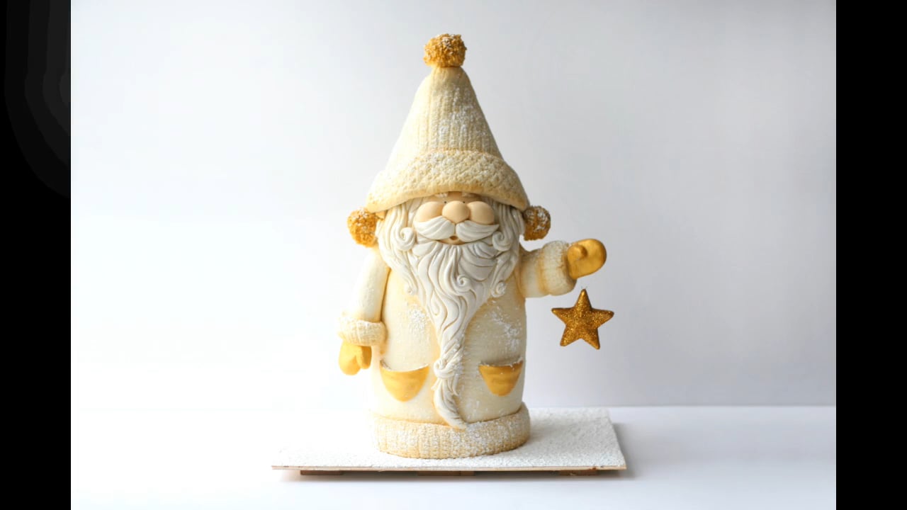 Golden Santa Cake; Part 1
