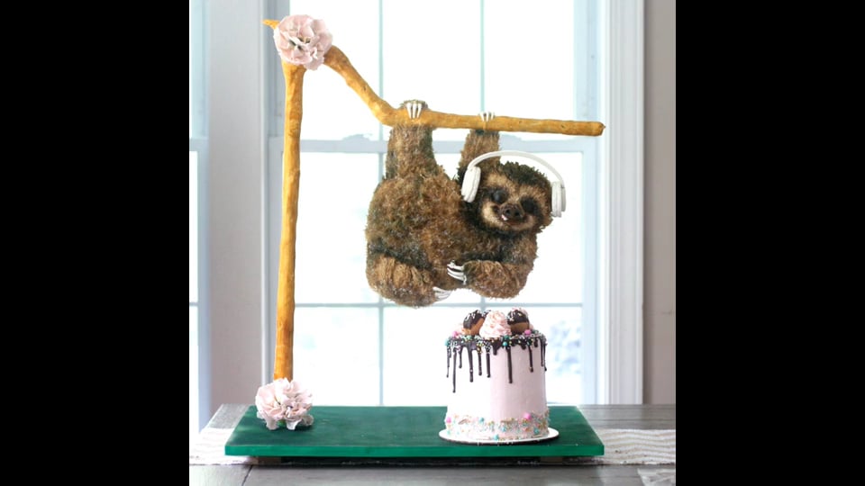 Hanging Sloth Cake; Part One