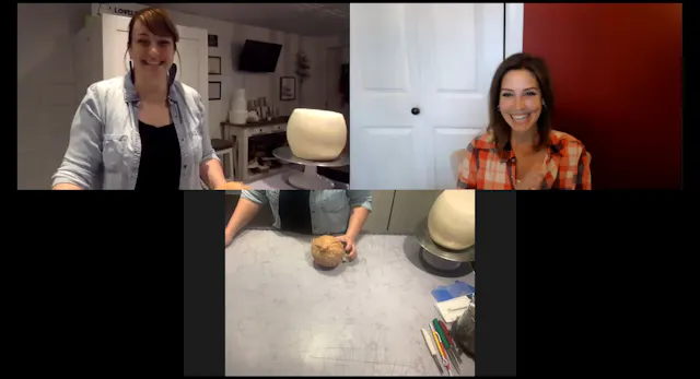 Live!  Realistic Coconut Cake with Ai...