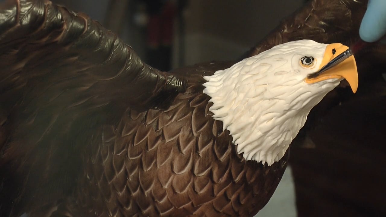 Eagle Cake, Part 3: Talons & Coloring
