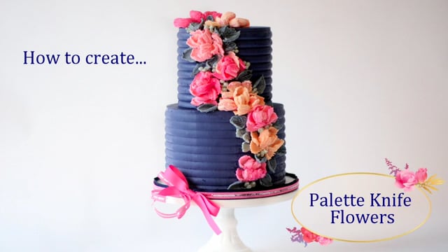 Palette Knife Buttercream Flowers