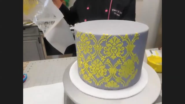 Live!  Stenciling with Garima of Tiers of Joy