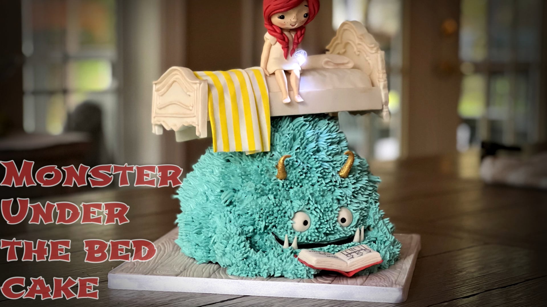 Monster Under the Bed Cake