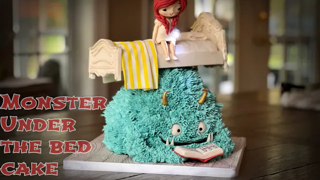 Monster Under the Bed Cake