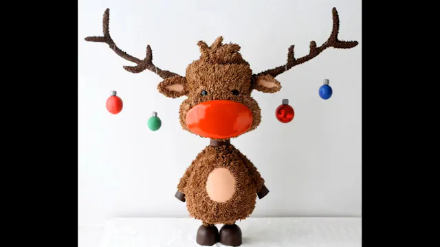 Rudolph Structured Cake, Part 1