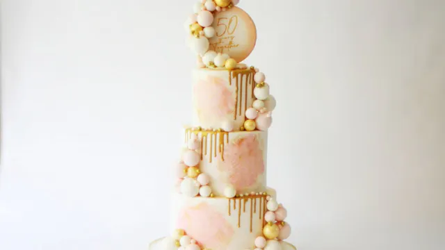 Balloon Garland Cake