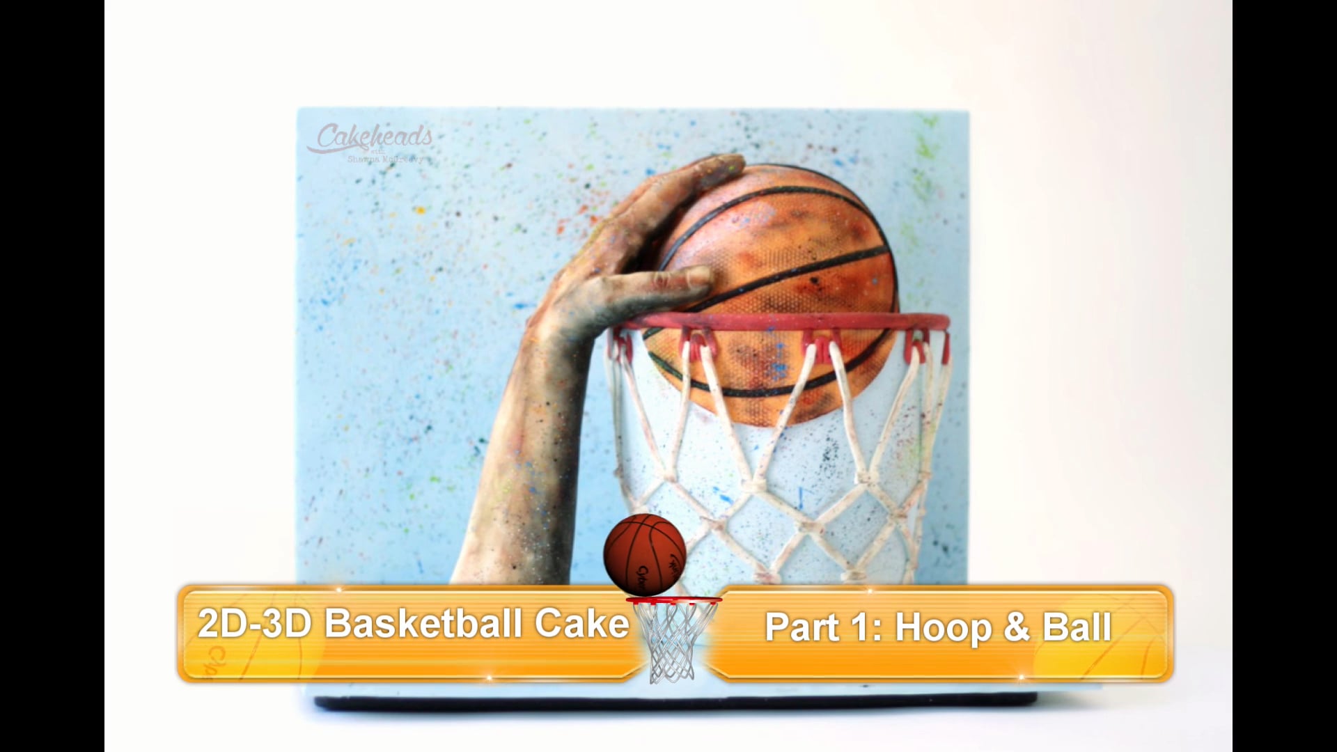basketball slam dunk cake Part 1