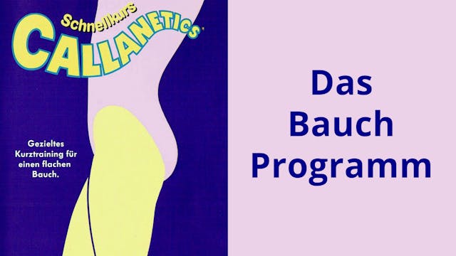 Das Bauch-Programm (Deutsch/German) 