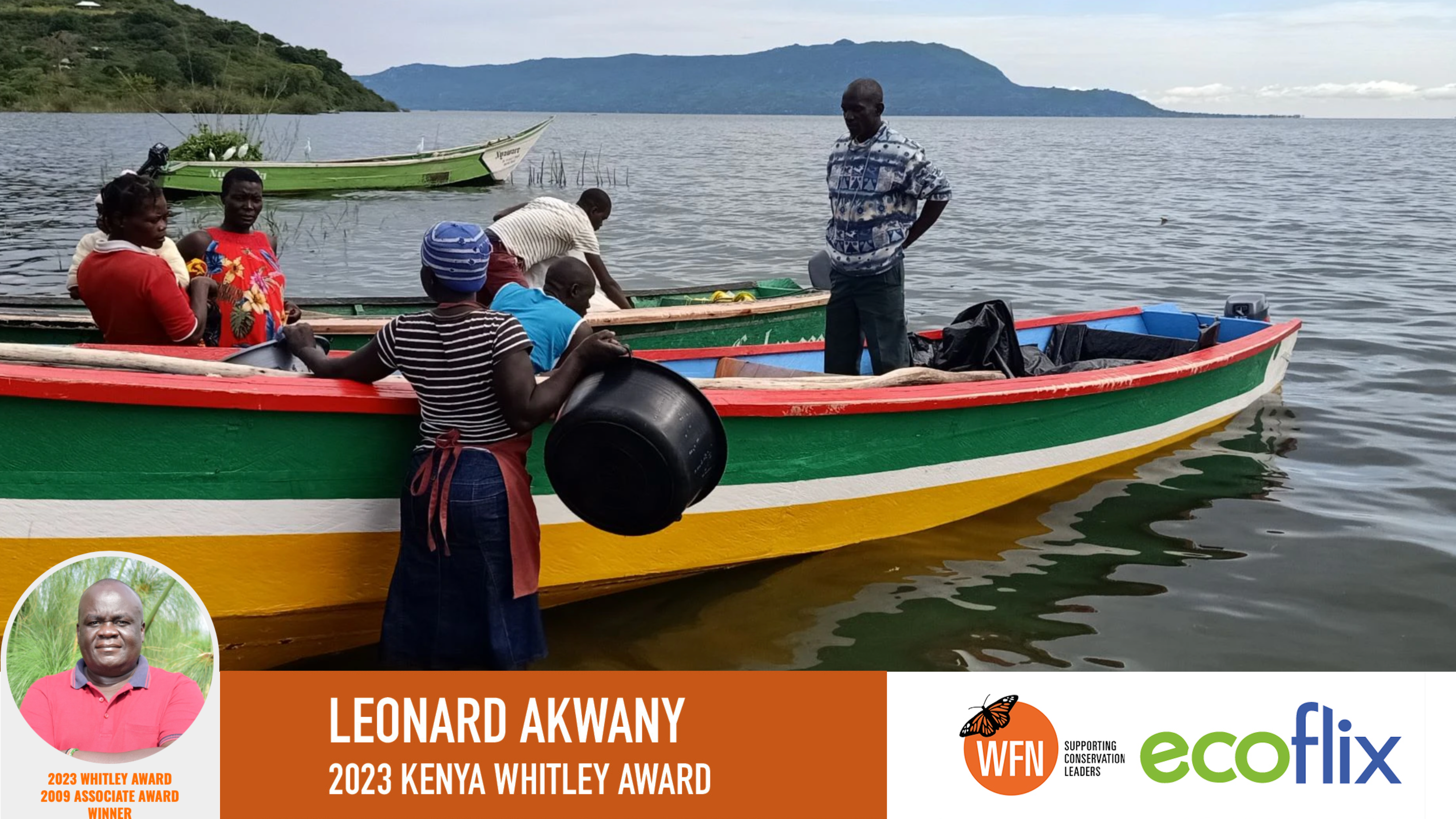 Leonard Akwany 2023 Whitley Award Winner