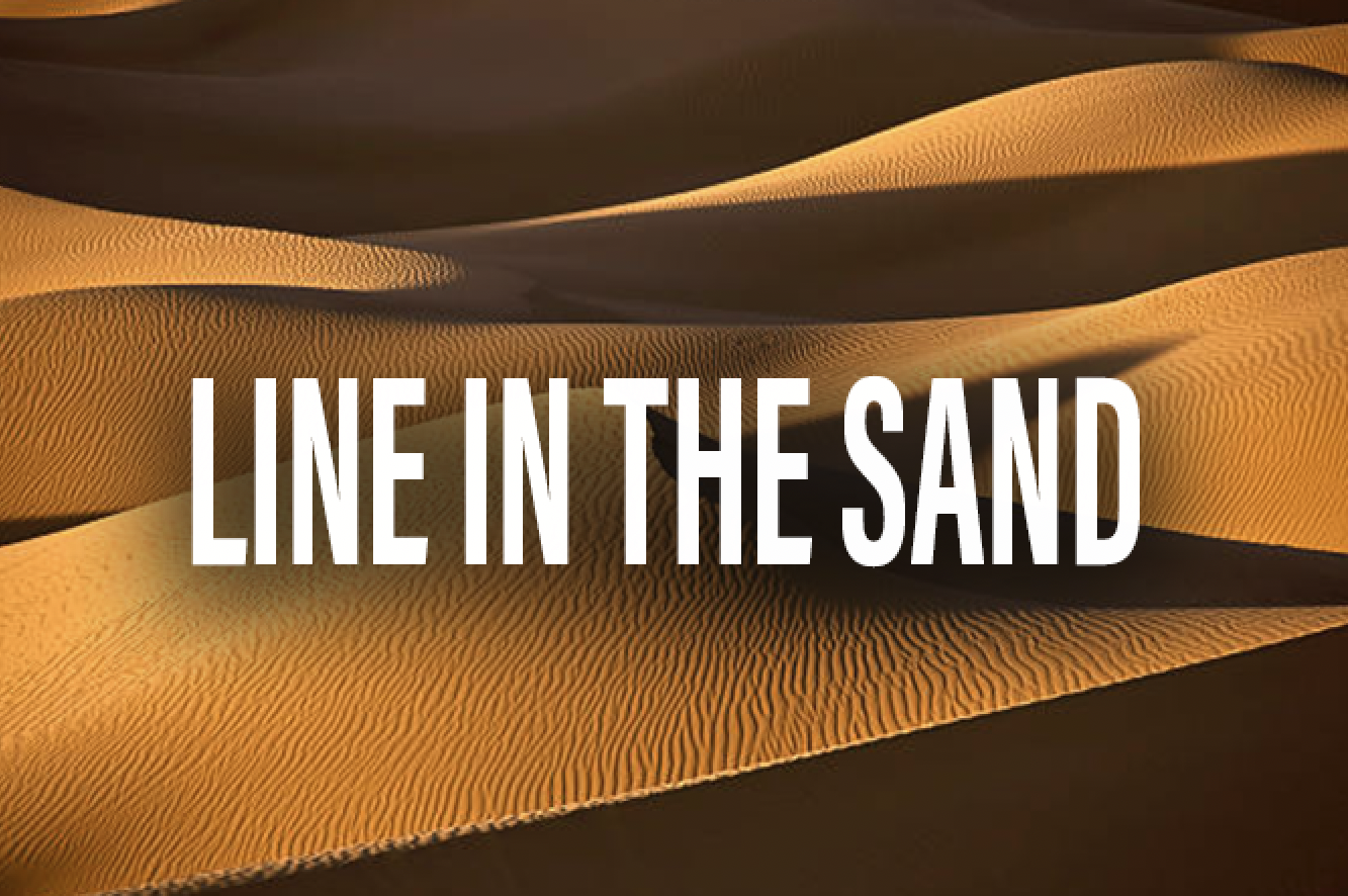Line in the Sand by John Liu