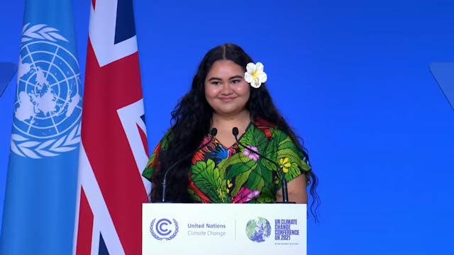 Brianna Fruean - environmentalist, Samoa