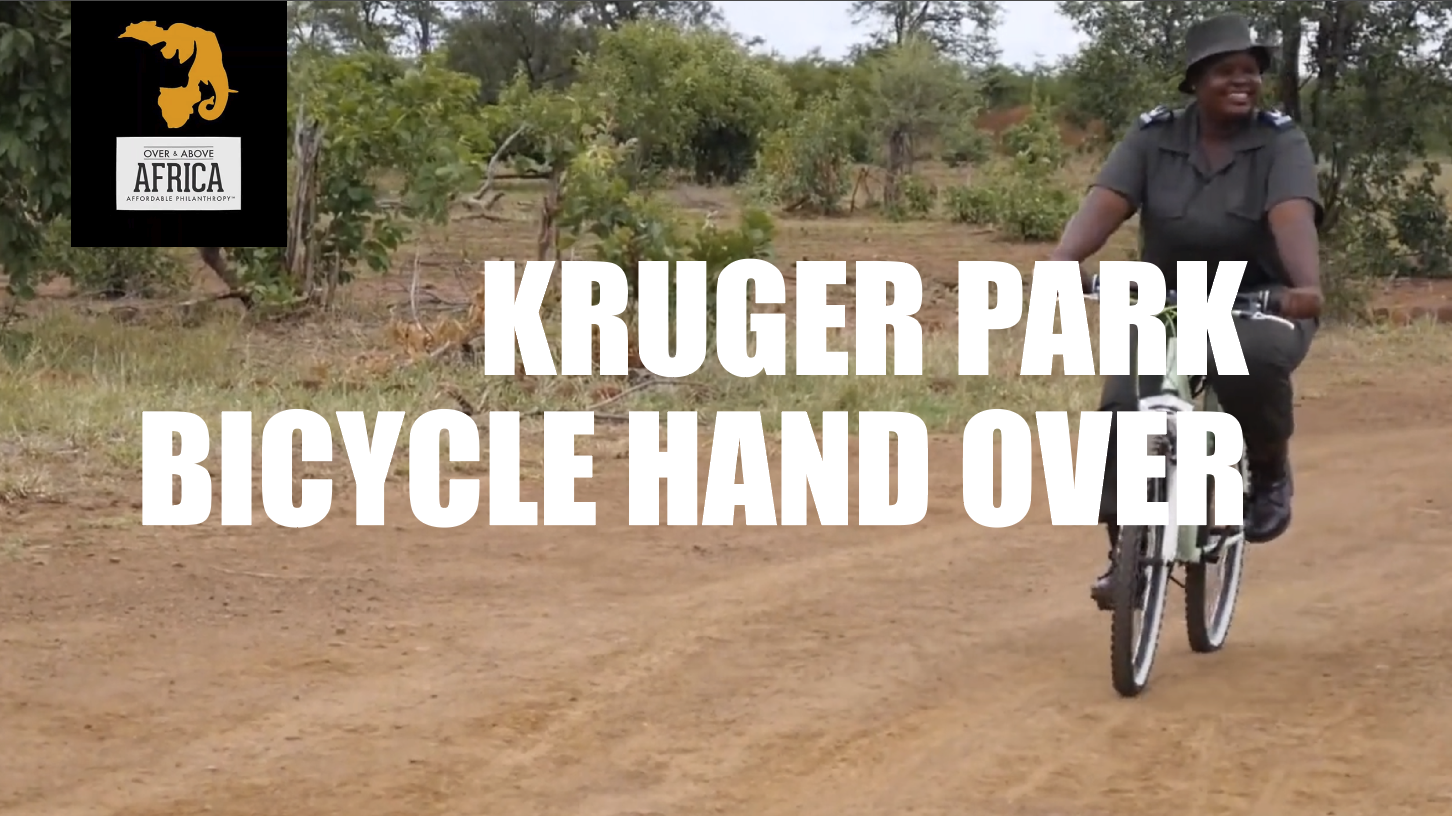 Over and Above Africa: Kruger Park Bicycle Hand Over