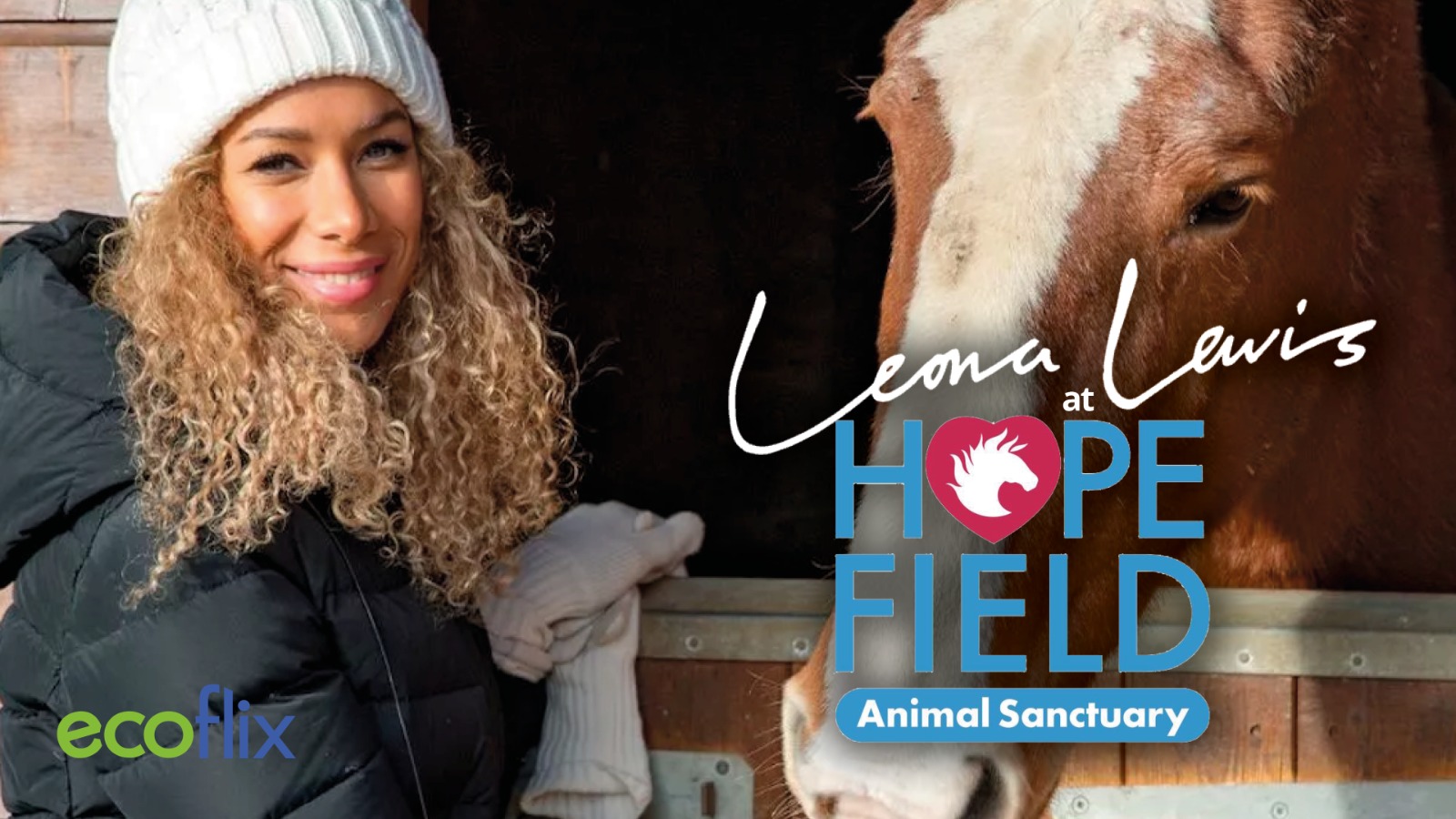 Leona Lewis at Hopefield Animal Sanctuary 