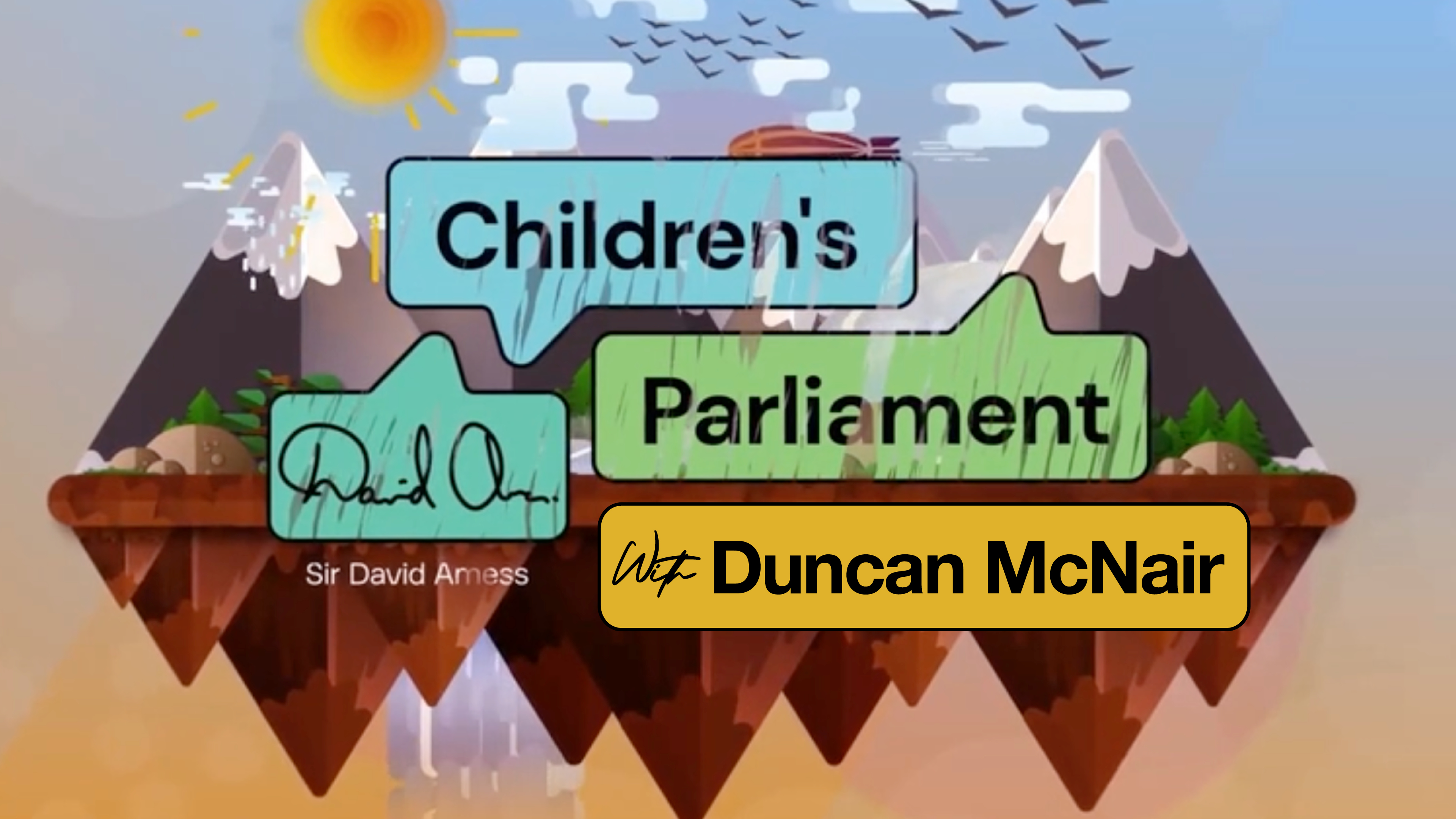 Sir David Amess Children's Parliament Part 1 with Duncan McNair