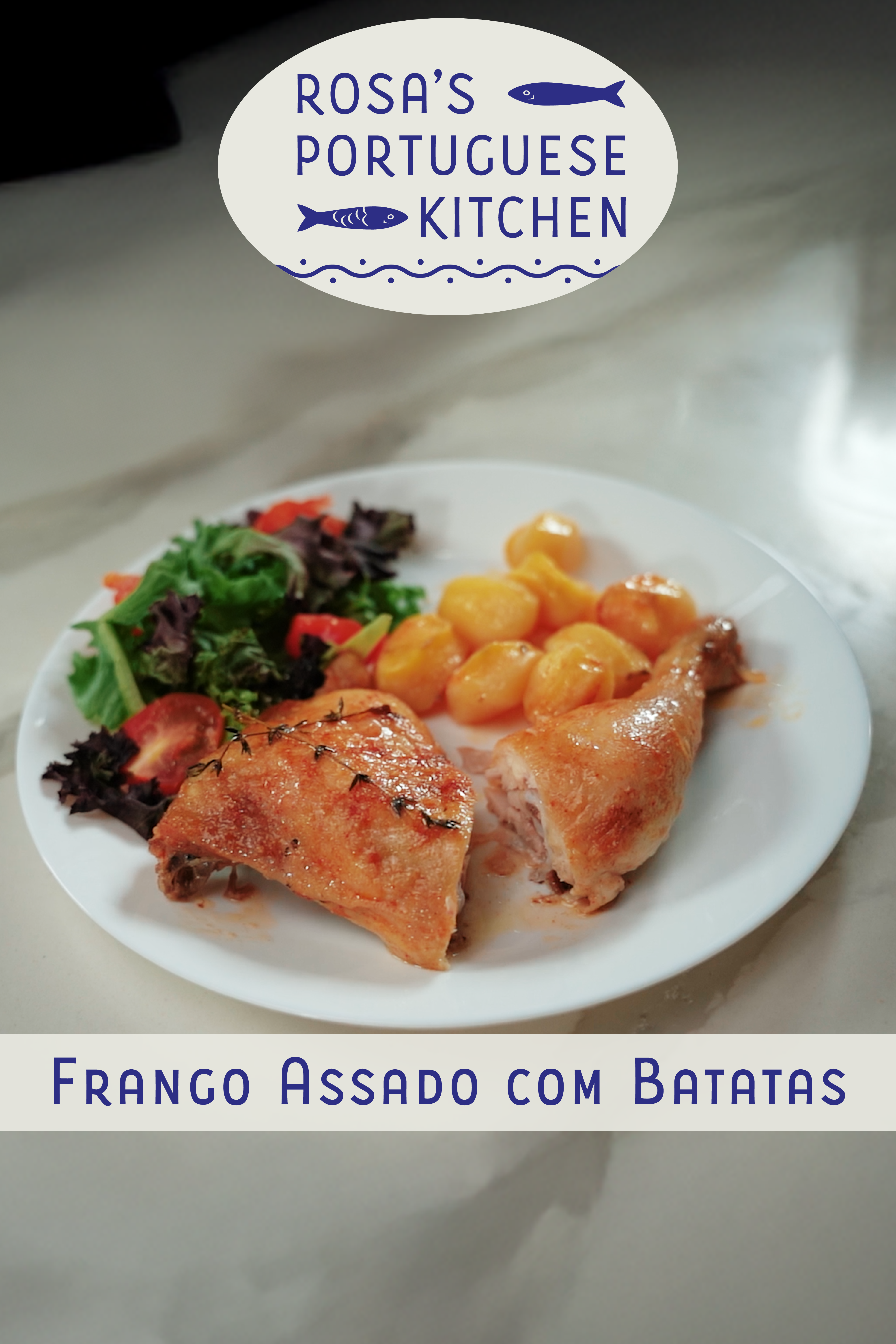 Frango Assado com Batatas