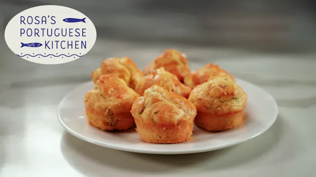 Muffins de Alheira com Queijo