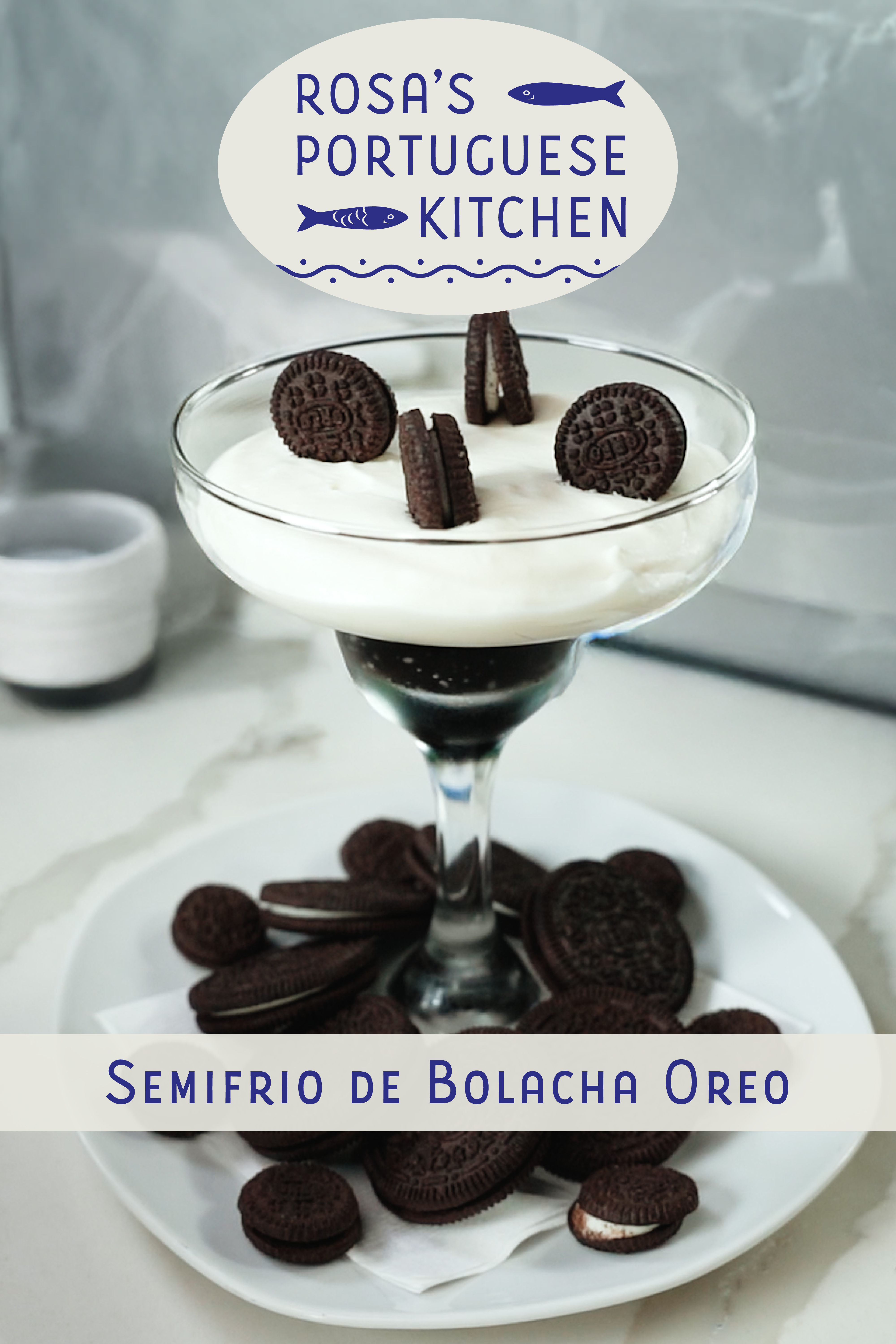 Semifrio de Bolacha Oreo