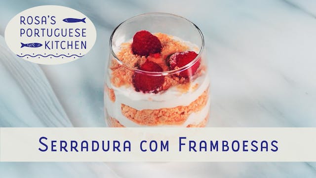 Serradura com Framboesas