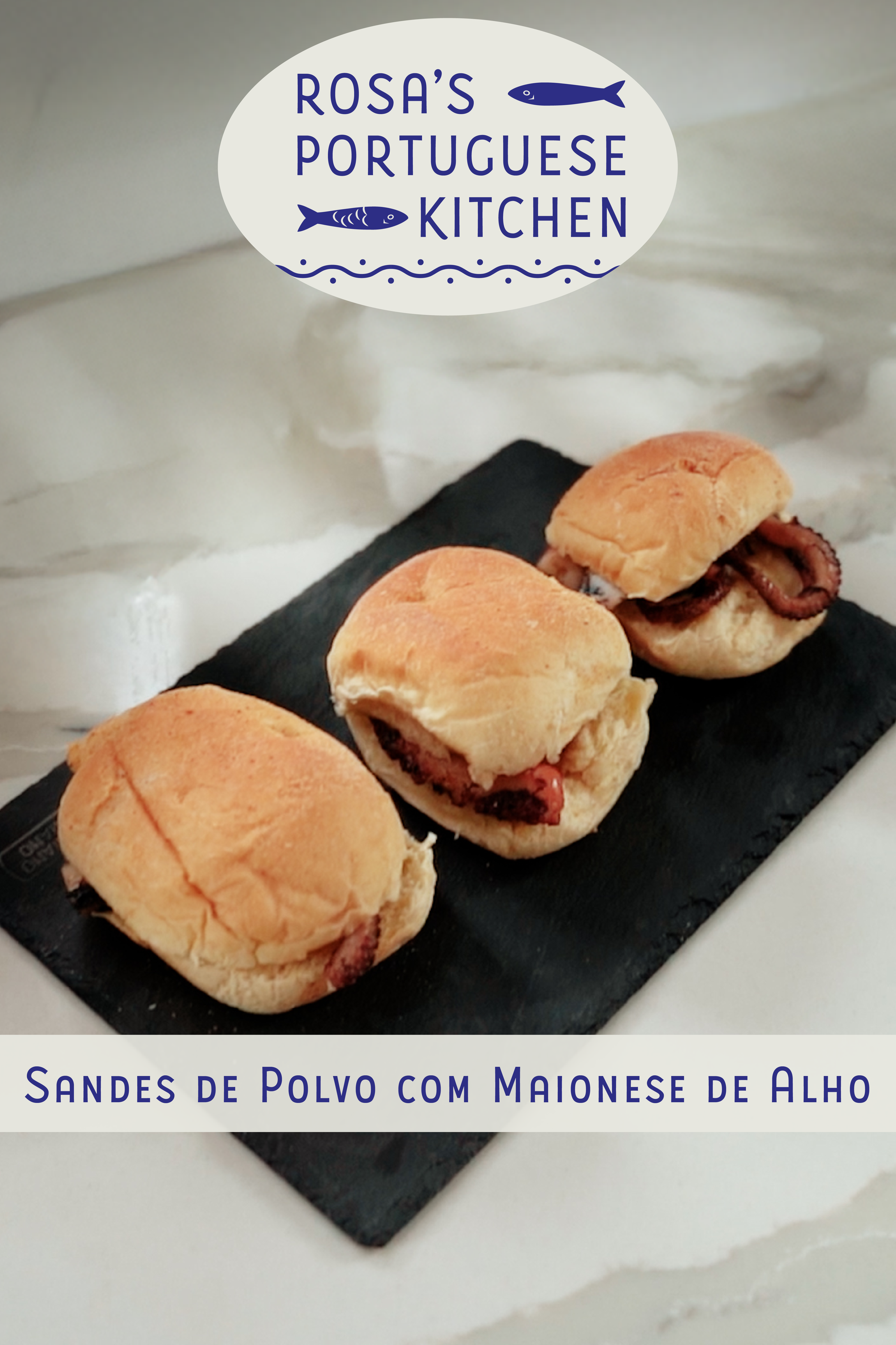Sandes de Polvo com Maionese de Alho