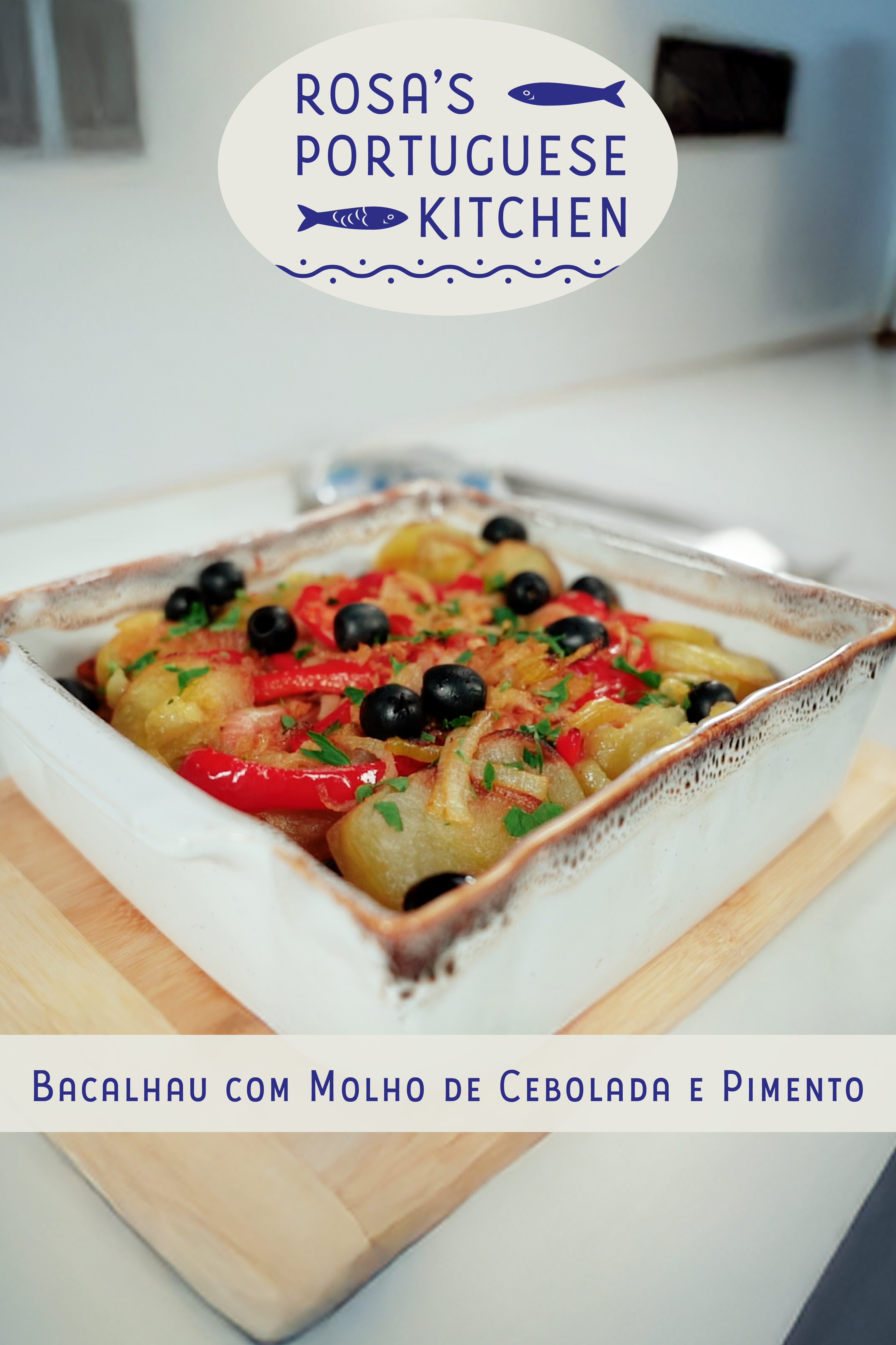 Bacalhau com Molho de Cebolada e Pimento