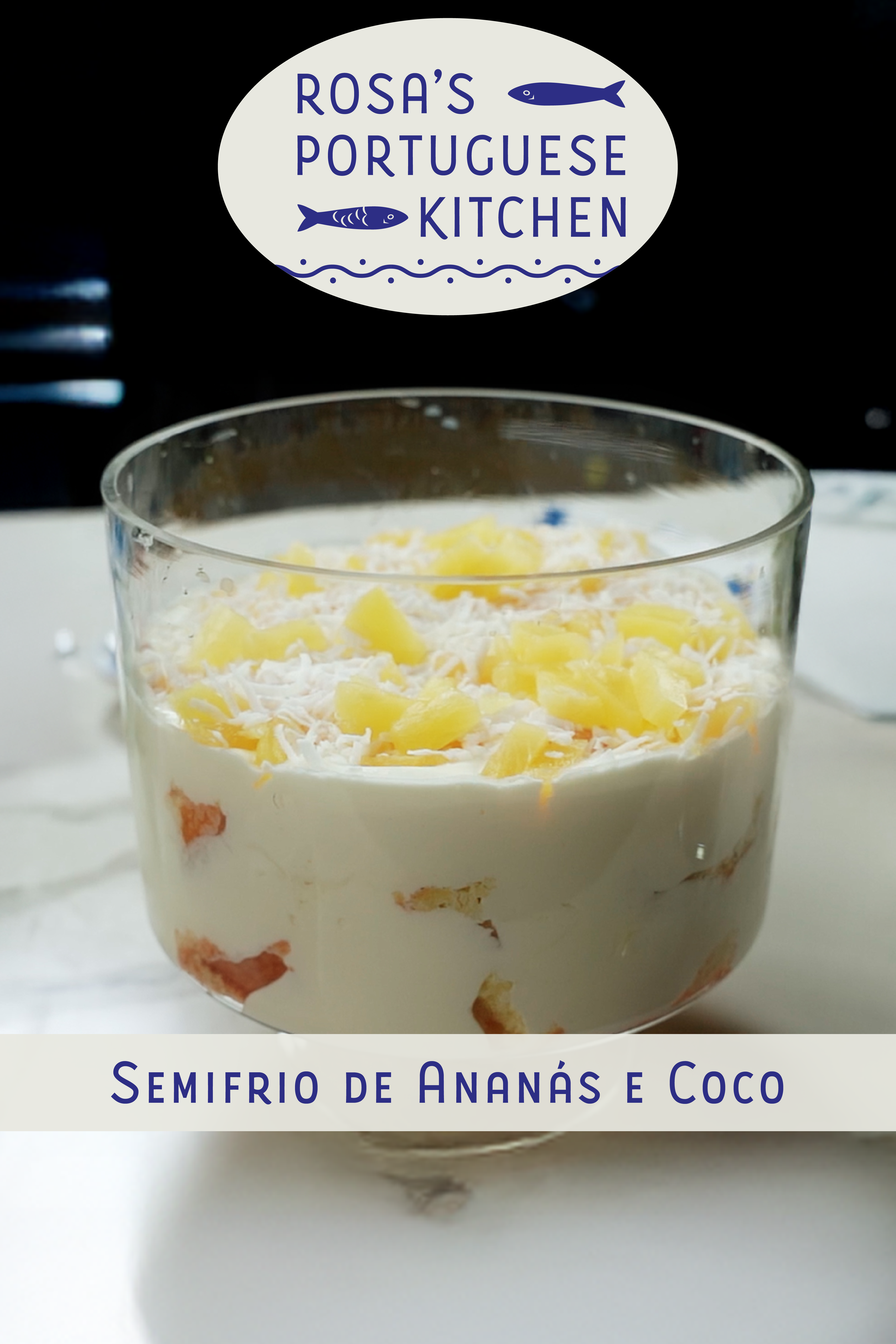 Semifrio de Ananás e Coco