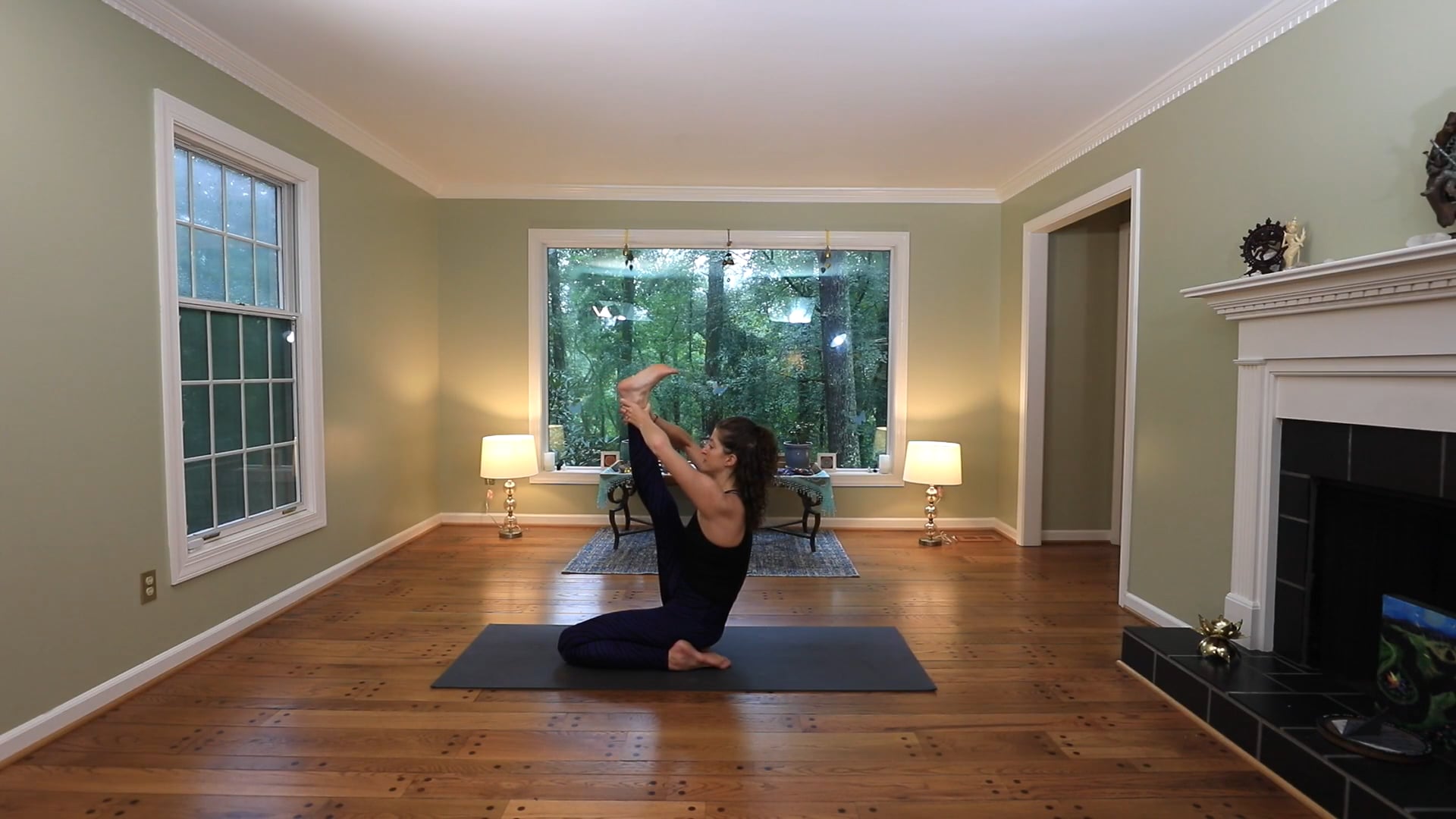 Krounchāsana and vasisthāsana