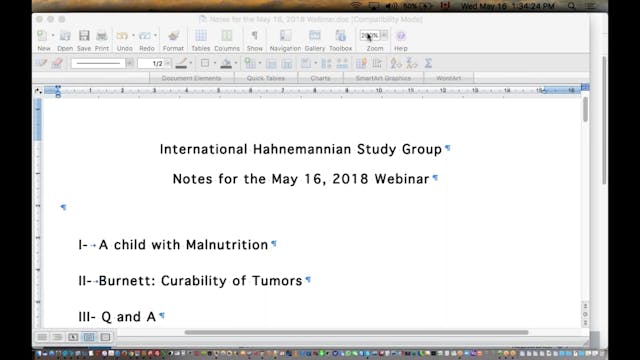 2018-05-16 13.33 International Hahnemannian Study Group 2018