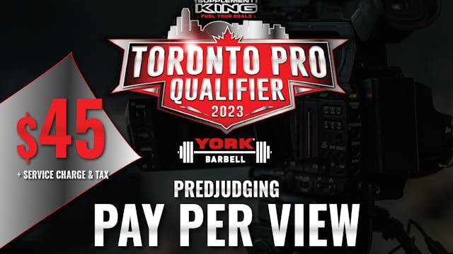 CPA/NPC Toronto Pro Qualifier 2023 - Pre-Judging - 06/03/2023, 19:57:58