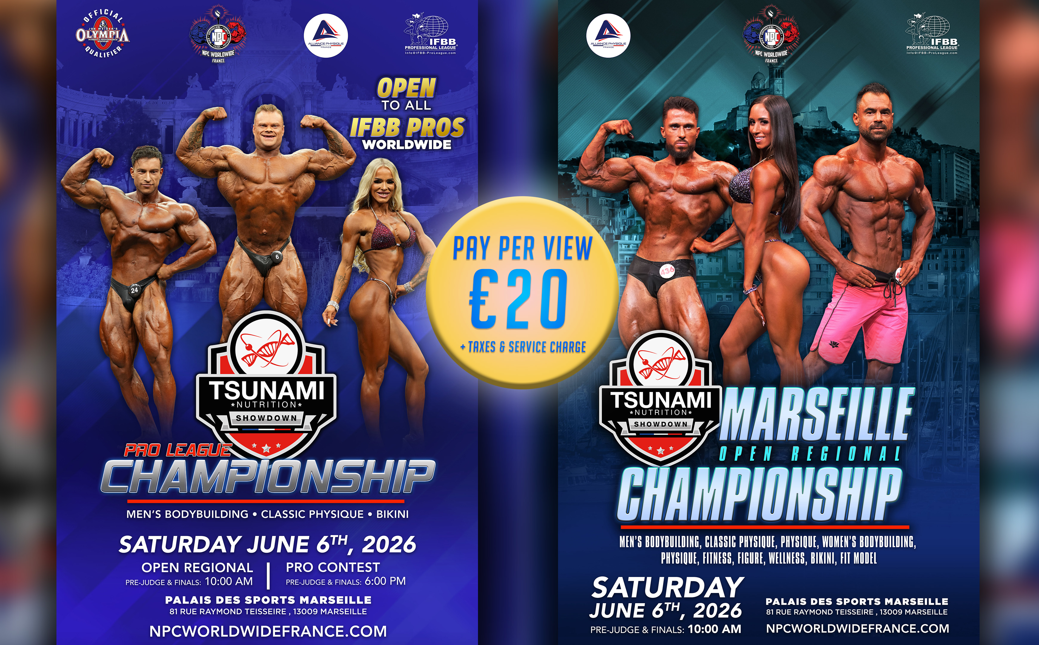 Tsunami Pro and Marseille Championship 2026