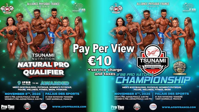 Tsunami IFBB Natural Championship 2025 - 11/08/2025