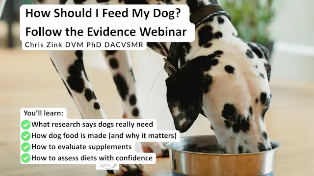 How Should I Feed My Dog? - Follow the Evidence