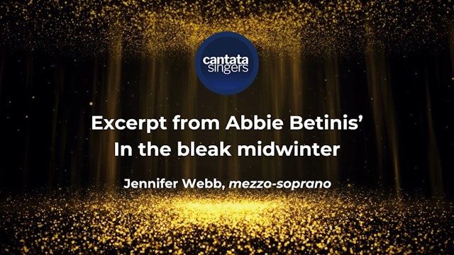 Excerpt from Abbie Betinis: In the bleak midwinter - Radiant Dawn