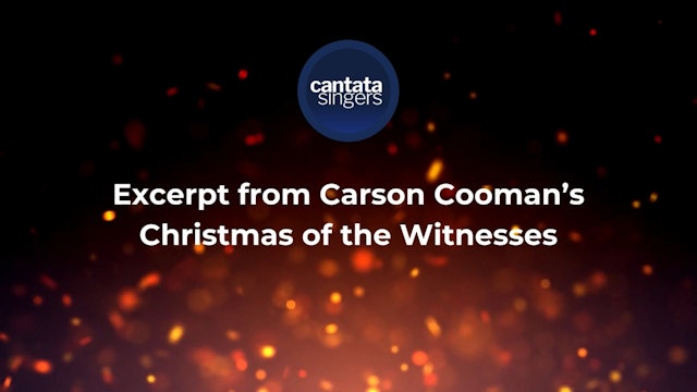 Excerpt from Carson Cooman: Christmas of the Witnesses - Radiant Dawn
